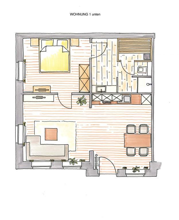 Altstadt Wohnung 1 "Luetje Hoern" Borkum Extérieur photo